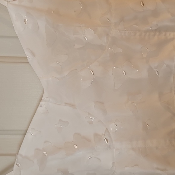3D white butterfly Maxi Dress size small - Picture 6 of 8